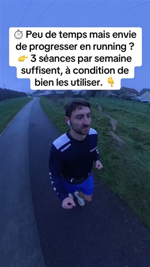 ⏱️ Peu de temps mais envie de progresser en running ? 3 séances par semaine suffisent