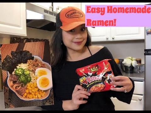 How to make easy, quick Ramen noodles at home/Homemade Ramen