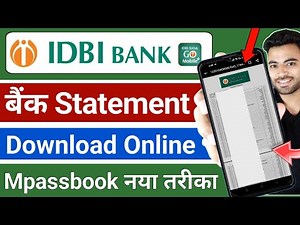 IDBI Bank Ka Statement Kaise Download kare | IDBI Bank Statement Download Online |IDBI BankStatement