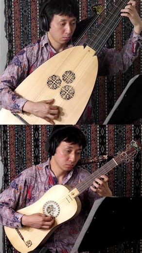 Theorbo & Baroque Guitar Duet | Robert de Visée – Gavotte #earlymusic #バロック音楽