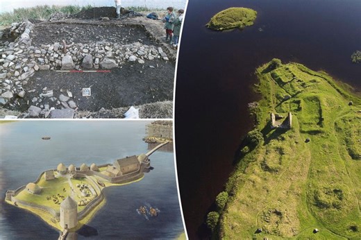 Archaeologists unearth forgotten 900-year-old ‘nameless’ castle on Scottish island