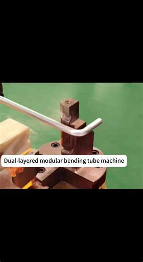 Dual-layered modular bending tube machine