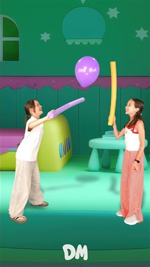 1 to 10 Balloon Challenge Gets Wild 😆 #familygames