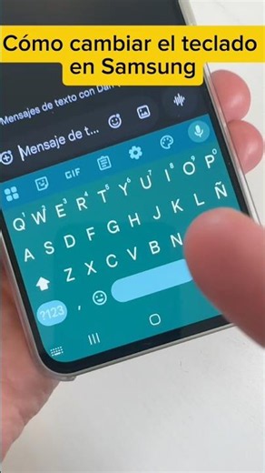 Cómo cambiar el teclado en Samsung Galaxy #samsunggalaxy #samsungtips #trucos #shorts