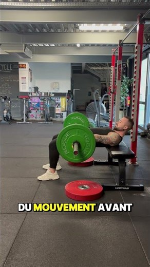 Hip thrust barre libre