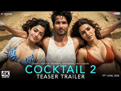 COCKTAIL 2 - Official Trailer | Shahid Kapoor | Kriti Sanon | Rashmika Mandhanna | New Movies 2026