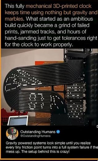 3d printed clock #viral #satisfying #3dprinting