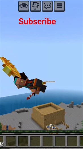 Minecraft Mein glider mein kaise fly kare #minecraft #shortsfeed