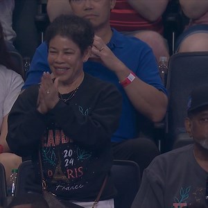 1.7M views · 29K reactions | Simone Biles sticks the landing on uneven bars and her mom is LOVING it. ❤️ #USAGTrials24 | NBC Olympics & Paralympics | Facebook