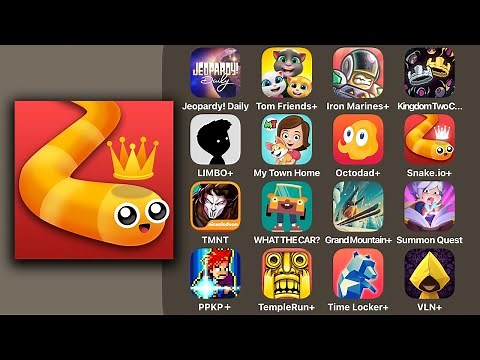 Snake.io+ - Fun Battle Royale Arcade Game - iOS/iPadOS Gameplay (Apple Arcade)