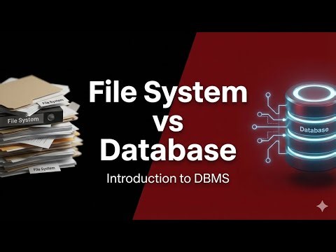 Why DBMS? Understanding File V/S DBMS in just 10 Min