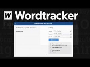 Wordtracker Keyword Tool