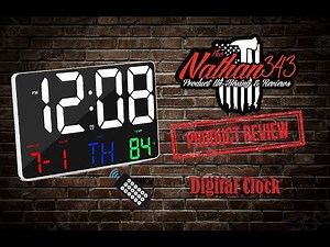 Digital Clock Large Display, Digital Calendar Clock with Wi