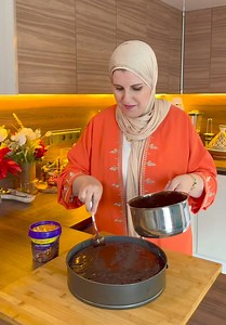 كيكة الشوكولا عائلية مسقية رااااائعة جربيها وردي عليا ... | مطبخ حليمة الفيلالي Cuisine Halima Filali