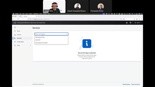 NSO Services with Python - Cisco Video Portal