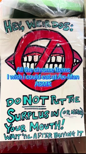 Replying to @melindagir1 Some more ax-man content for the people. #lofiasmr #tinglesounds #visualasmr #randomasmr #immersiveasmr