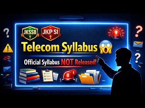 JKSSB JKP Sub Inspector Telecommunication 2026 Syllabus?