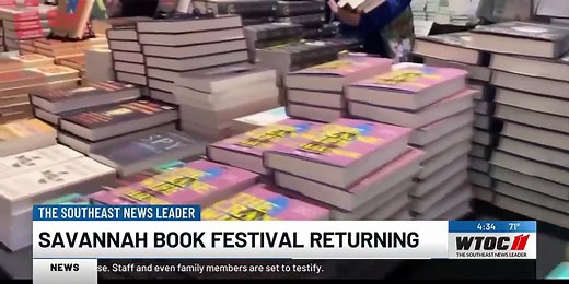 Savannah Book Festival returning for 17th year