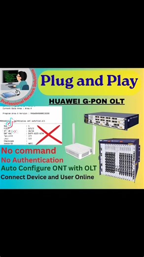 Plug and play ONT with OLT No command or configuration required | Professional Network Solutions