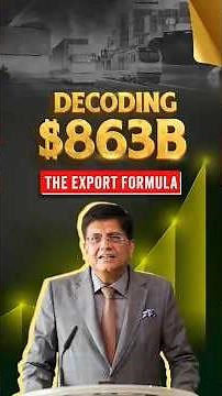 How India Hit $863 Billion in Exports