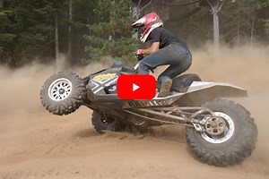 Snowmobile Converted to Homemade Reverse Trike Looks Dangerous and Fun