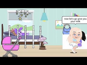 Treated like a baby by my friend because of my height Part 2 Gacha club tlab