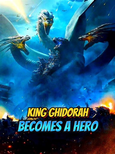 King Ghidorah Ne Godzilla Se Sabko Bachaya #godzilla #monsterverse #shorts