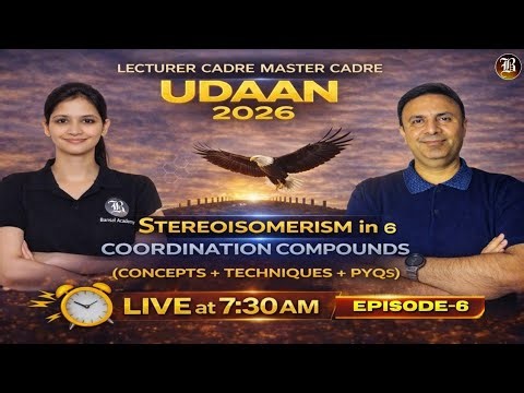 Stereoisomerism in Coordination Compounds | UDAAN series | Master & Lecturer Cadre | Bansal Academy
