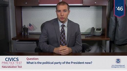 What is the political party of the President now? | U.S. Citizenship and Immigration Services