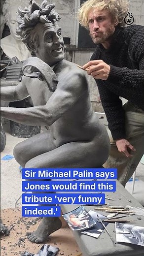 Monty Python's Terry Jones Statue Unveiled 😂