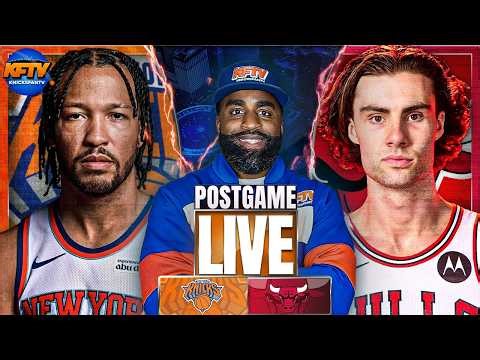 Knicks Dominate Bulls For 50th Win Of The Season | Post Game Live EP 718