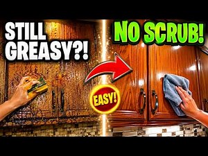 The Easiest Way to Clean Kitchen Cabinets No Scrubbing Required