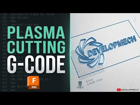 Fusion 360 Plasma Cutting G-Code Tutorial | CNC Programming Step-by-Step 🔥 | DEVELOPMECH