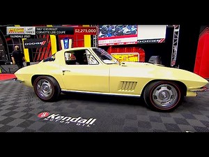 1967 Chevrolet Corvette L88 Coupe Hammers for $2.45 Million // Mecum Glendale 2021