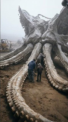 Ancient Kraken Skeleton Discovered Beneath Icelandic Shoreline