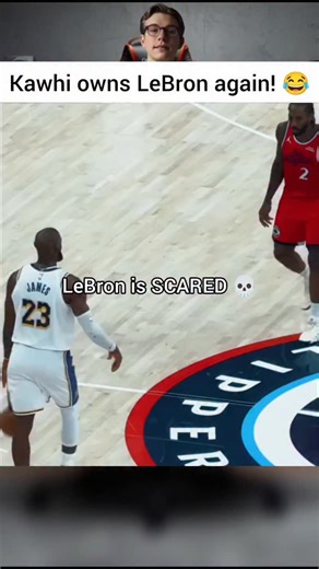 U Shall B Entertained on Instagram: "This basketball clip perfectly captures why Kawhi Leonard was once considered one of the most feared defenders LeBron James ever faced. In this moment, LeBron tries to create space using his trademark strength, speed, and footwork, but Kawhi stays locked in, sliding laterally, cutting off every angle, and refusing to bite on any move. You can literally see the hesitation on LeBron’s face as he realizes there’s no escape—no driving lane, no mismatch, no easy b