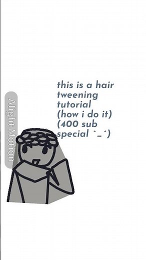 hair tweening tutorial (head bop) #animation #roblox #robloxart #gacha #robloxgame #robloxanimation