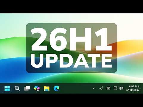 Biggest Windows 11 26H1 June Update – Huge Performance Boost, New Settings (KB5095091)