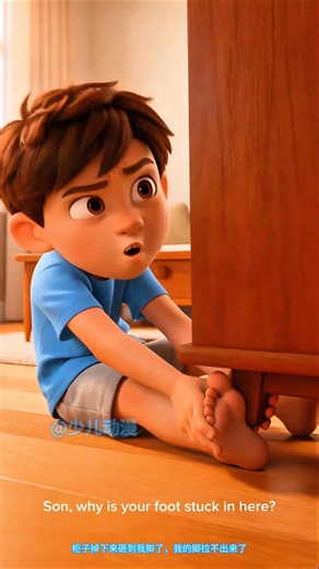 Help the boy whose hand was stuck under the cupboard #funny #help #games #memes