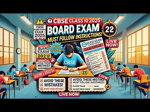 📢 CBSE Board Exam 2025: Must-Know Instructions for Class 10 & 12 Students! ⚠️🚨" I Exams 2025