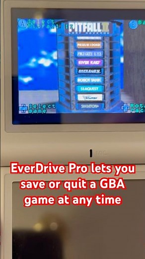 EverDrive Pro lets you save or quit a GBA game at any time #shorts