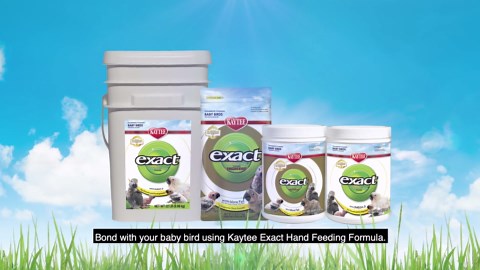 Kaytee Exact Handfeeding for Baby Birds, Instant Formula, 18 Ounces