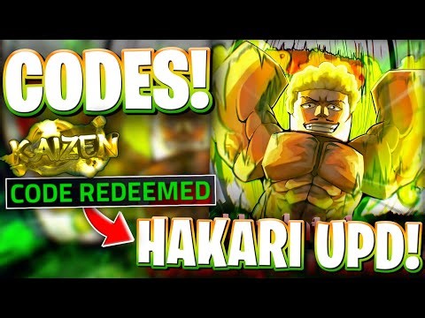 ☘️*HAKARI UPDATE* ALL NEWLY HAKARI UPDATE 14 CODES FOR KAIZEN | ROBLOX KAIZEN CODES
