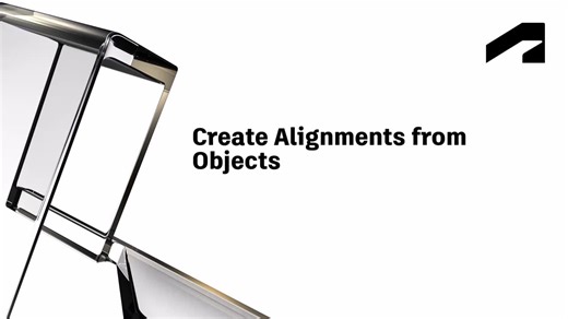 Alignments for road layout designs - Create alignments from objects | Autodesk