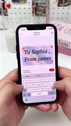 You need this for Valentine’s Day!💕🔍Phomemo M110 label maker✅Gift wrapping, envelope sealing