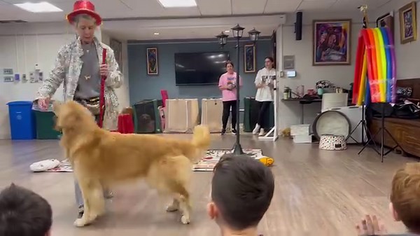 Thank you to all that attended "The Amazing Dancing Dog". Diana Frohman and her famous golden retriever take the stage. Through their incredible live acting, this talented golden retriever will show you the power of self-discovery and the beauty of embracing your individuality. This show is an extraordinary celebration of talent, friendship and the magic that lies within us. | Lindenhurst Memorial Library