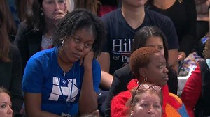 Election results put Hillary Clinton supporters in a somber mood. | CNBC