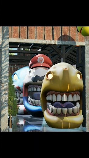 YELLOW PAC-MAN vs MARIO PAC-MAN vs CAPTAIN AMERICA! 🔥