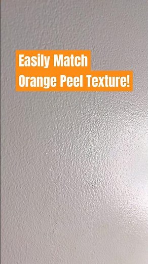 Easily Match Orange Peel Texture On Your Drywall Repairs!