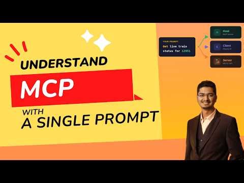 How I Used a Single Prompt to Understand MCP - Then Turned It Into a Working MCP Server